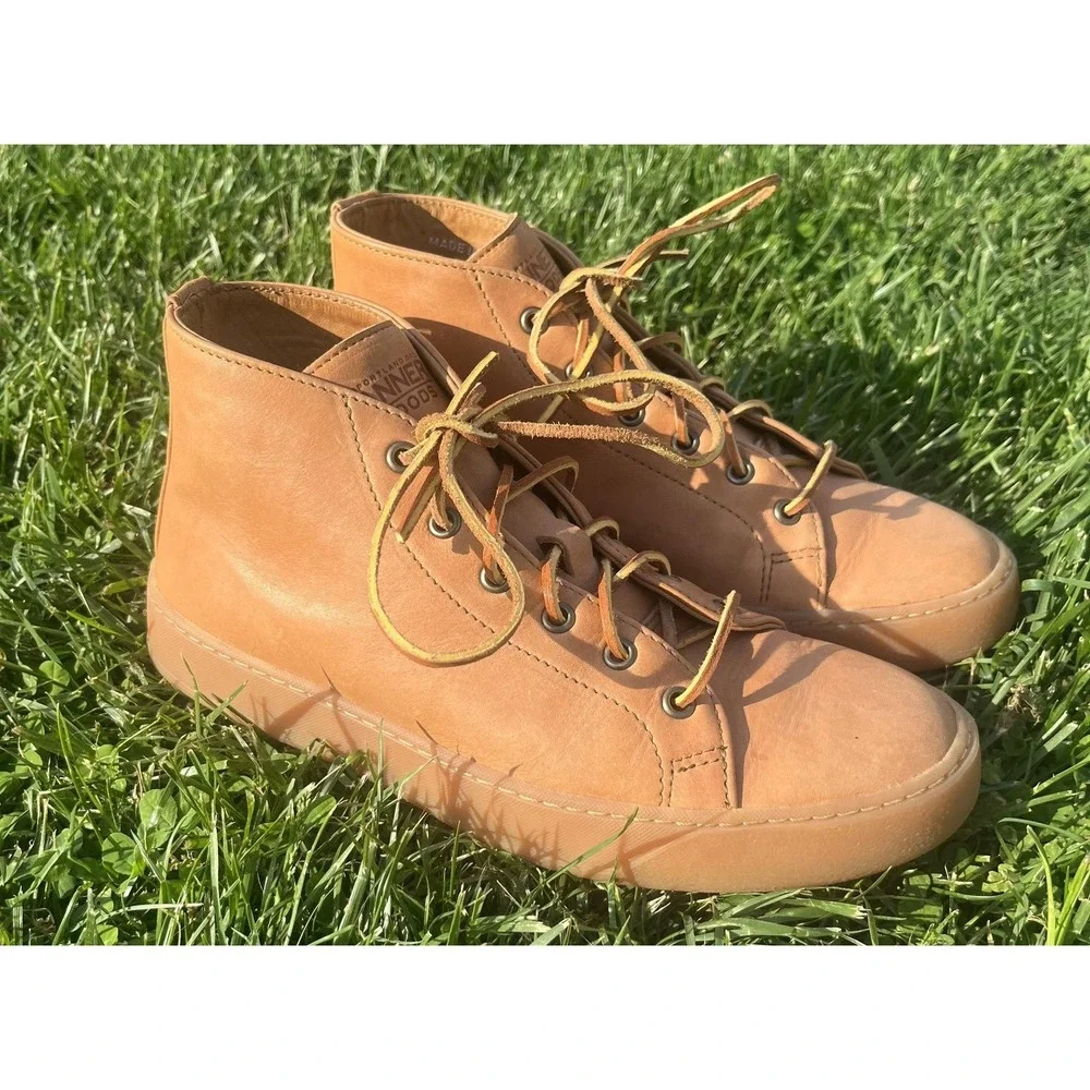 Tanner Goods x Rancourt Court Classic Mid Sneakers Limited Run USA Vibram Size 8